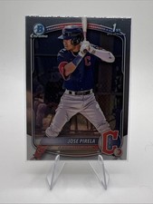 2025 Bowman Chrome Prospects #BCP111 Jose Pirela - Cleveland Guardians