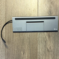 i-tec USB-C Docking Station HDMI VGA RJ-45 USB 3.0 C31FLATDOCKPDPLUS Silver