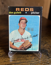 Topps 1971 Don Gullett Rookie #124 Cincinnati Reds Baseball Card. rookie card picture