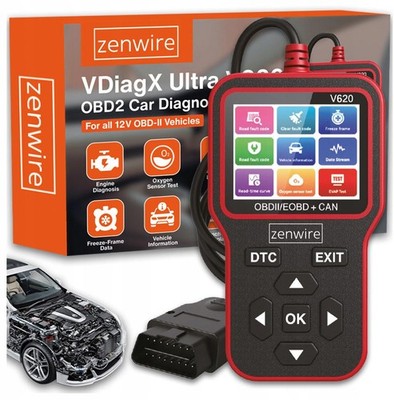 OBD2-ELM327-CAN-Diagnosescanner-Tester Zenwire V620 ZENWIRE