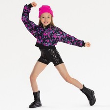 Dance Pre-Owned Costume Large Adult Pink Revolution RC20944 Hip Hop Jazz Tap