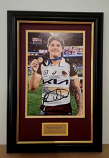 Reece Walsh Signed Framed Brisbane Broncos 2025 Premiers