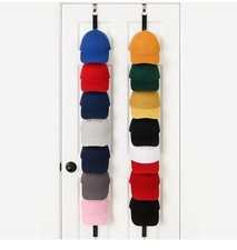 Jokari Over the Door Cap Rack Organizer 2-pak Mieści do 16 czapek baseballowych Czapka 