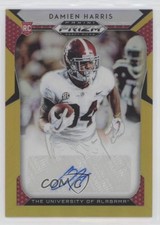 2019 Panini Prizm Draft Picks Gold 2/10 Damien Harris #106 Auto uk2