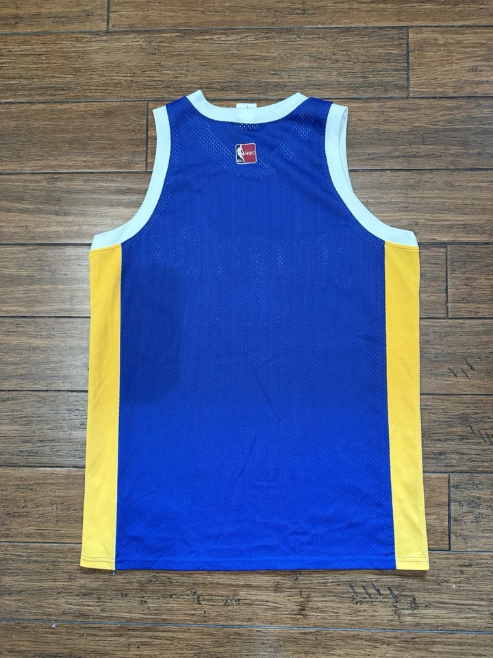 Camiseta de baloncesto vintage Denver Nuggets majestuosa, en blanco, talla L Foto 2 de 4