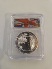 ICG MS70 Great Britain Britannia Flag Label Big Ben 1 oz Silver Coin 76.00 per troy oz