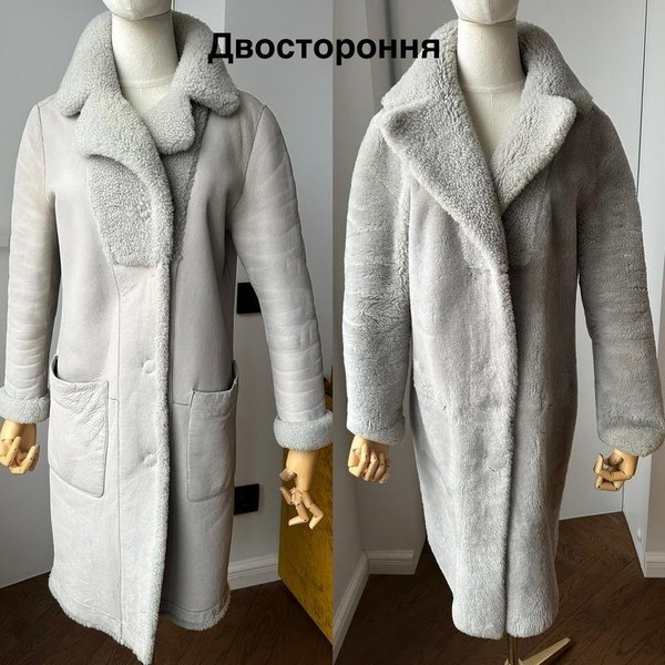 Women Ballin Coat Grey Sheepskin 34 / XS / 42