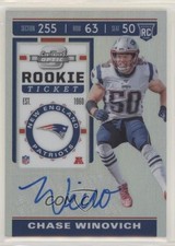2019 Panini Contenders Optic Holo Prizm Rookie Ticket Chase Winovich Auto 00jz