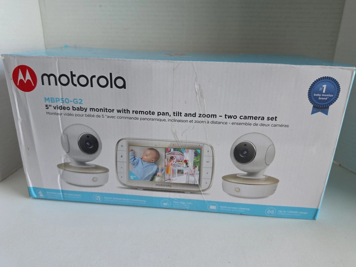 Motorola Video Baby Monitor - 2 Wide Angle HD Cameras