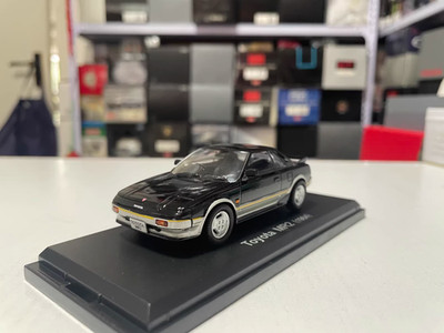 1:43 Norev TOYOTA MR2 AW11 1984 Black Diecast Model-without paper box
