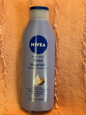 NIVEA Shea Nourish Body Lotion ~ 48H Moisture ~ Shea Butter & Deep Nourishing