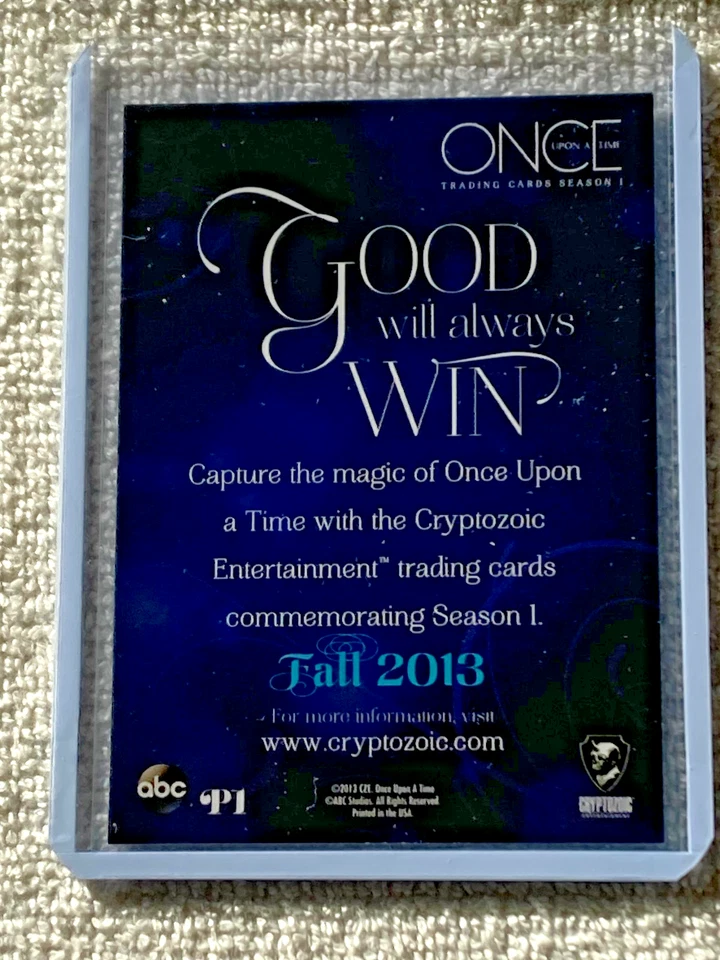 2013 Cryptozoic Once (Upon a Time) TV Series Season 1 Promo Card NSU #P1 - Image 2 of 2