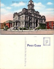 Lima OH Court House Building Postcard 71721