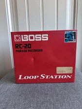 Boss RC-20 Loop Station Phrase Recorder W/ Manual & CDs- UNTESTED