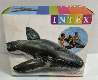 Intex Realistic Whale Ride On Inflatable Pool Float Large 79 x 53  2015 New