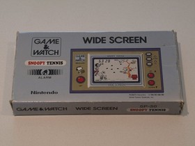 BOXED Snoopy Tennis NINTENDO Game & Watch VINTAGE 1982 Handheld ELECTRONIC Retro