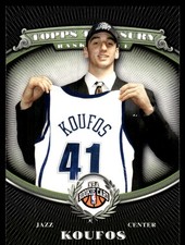 Kosta Koufos 2008-09 Topps Treasury #120 Jazz NBA READ FREE SHIP AutographDen
