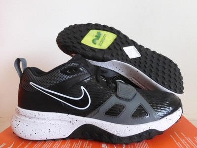 Nike Air Zoom Diamond Elite Turf Baseball Black-White-Grey Mens