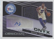 2020-21 Panini Obsidian Onyx Electric Etch Purple 52/75 Mason Jones Auto 0eo6