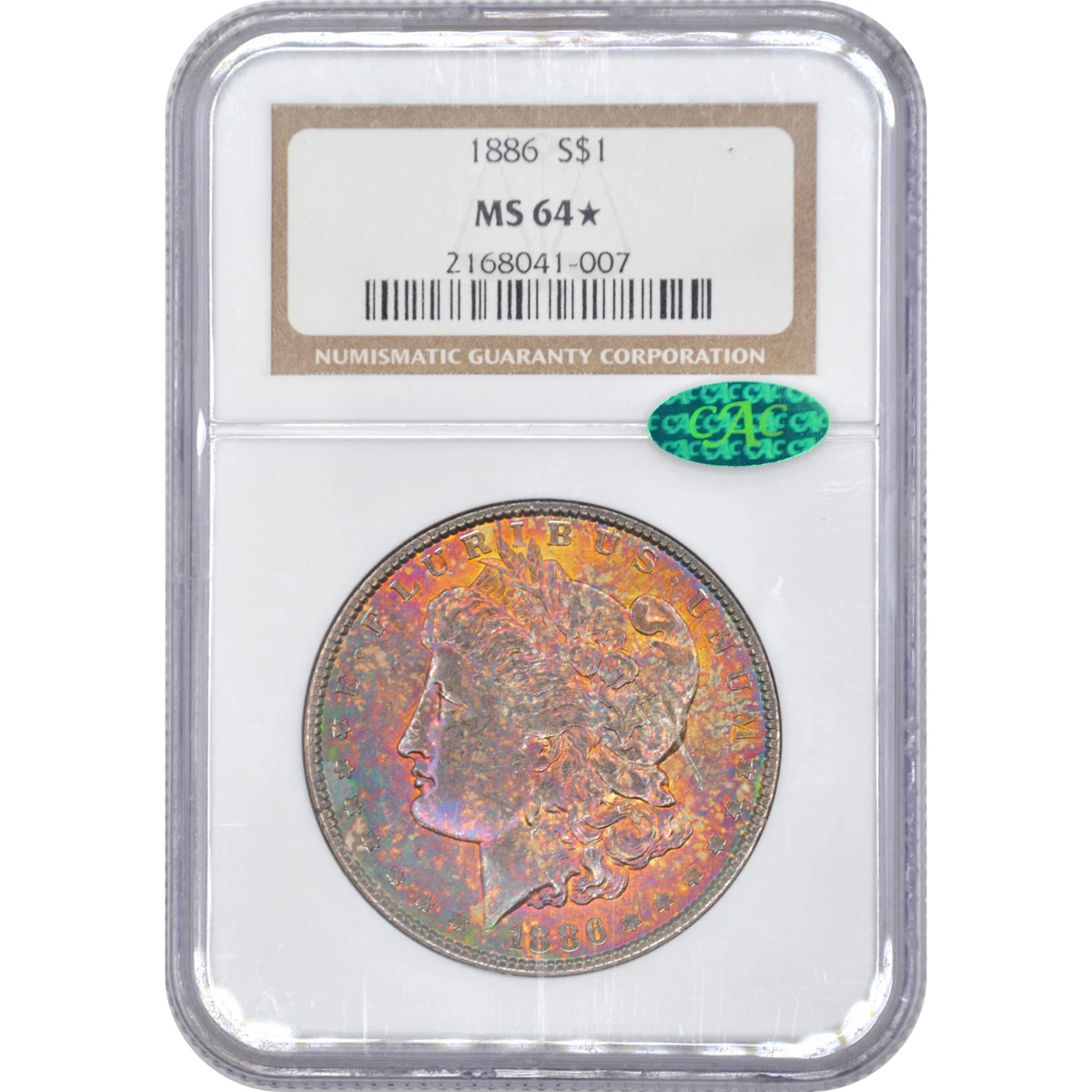 【希少】1886　PCGS　MS64　モルガンダラーVAM 22 MS 64 Graded 1886 Year Morgan US Dollars (1878-1921) for sale | eBay