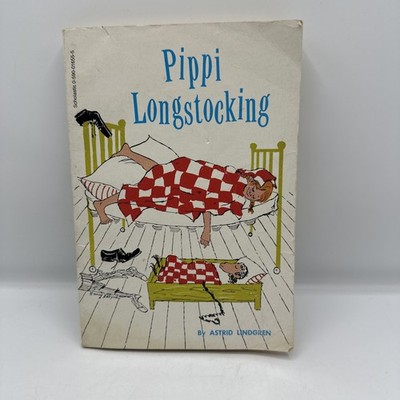 Pippi Longstocking By Astrid Lindgren Scholastic Paperback Vintage 1959