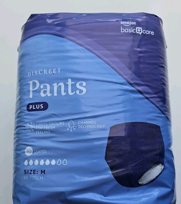 Amazon Basic Care Man Pants Plus Medium   30 Stück (3 Packungen à 10 Stück) Blau