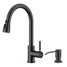 Kitchen Faucet with Soap Dispenser Antique Oil Rubbed Bronze