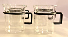 Bodum Bistro Coffee Tea Espresso Borosilicate Glass Cups Set 4 Jorgensen Picard