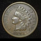 1891 Indian Head Cent EF40