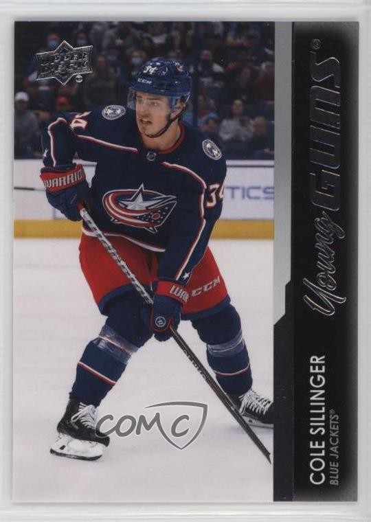 2021-22 Upper Deck Series 2 Young Guns Cole Sillinger #498 0r2s