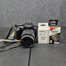 Canon EOS Rebel T3 SLR Camera with EFS 18-55mm Lens  Rechargeable Dock/Battery