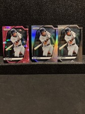 2025 Panini Prizm Baseball Mac Horvath Pink Ice, Silver, and Base Tampa Bay  