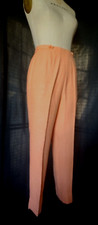 Vtg 1960's CAPRI PANTS, Like New NEVER WORN by EVAN PICONE, SALMON TONE LINEN