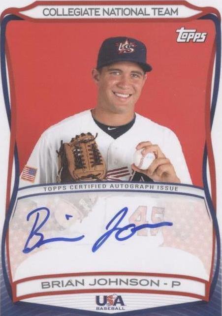 2010 Topps USA Baseball Team - Brian Johnson #A-29 - 1 of 1