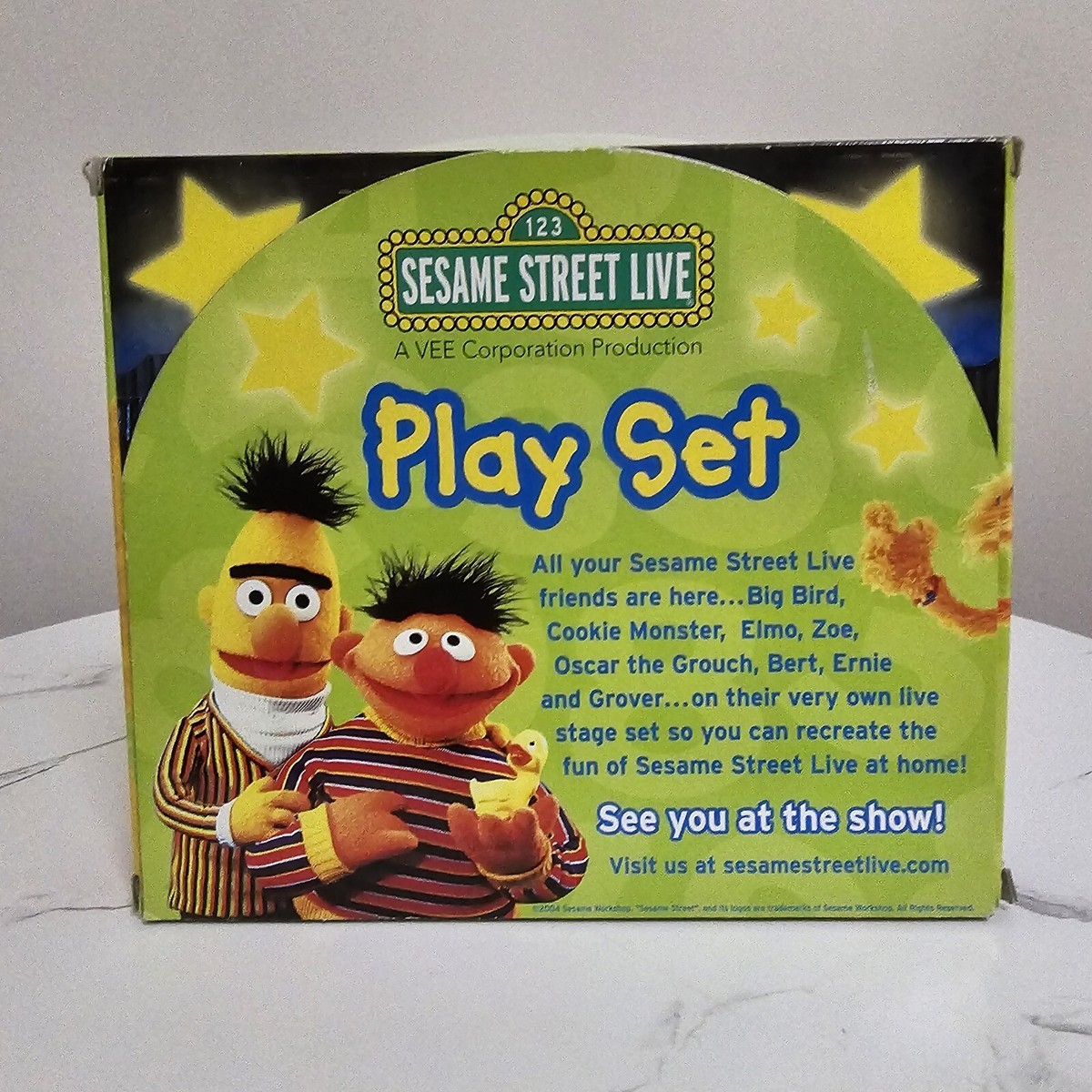 123 Sesame Street Live Vee Corporation Production Play Set | eBay