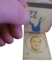 1972-73 FRITO-LAY NHL HOCKEY BREAKAWAY CARD BOBBY BAUN TORONTO MAPLE LEAFS AHL