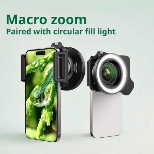 Upgraded Macro Fill Light Kit Outdoor Exploration and Beauty Shooting Lens RFT - Zdjęcie 9 z 13