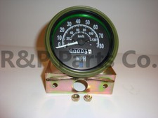 Speedometer Gauge For Willys Mb Jeep Cj Gpw Ford 80 Mph