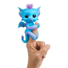 Fingerlings Glitter Dragon - Tara Blue with Purple 