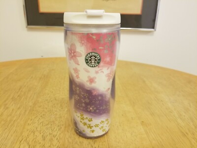 STARBUCKS SAKURAステンレスタンブラー2010 Starbucks Rare 2010 Japan Sakura Cherry Blossoms Tumbler, 12 oz