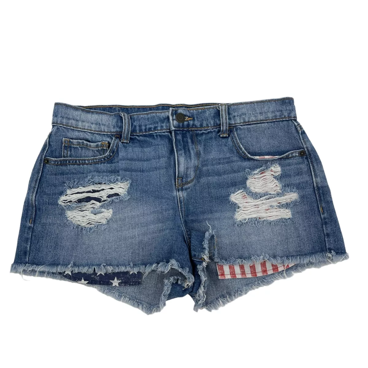 Distressed boyfriend store jean shorts
