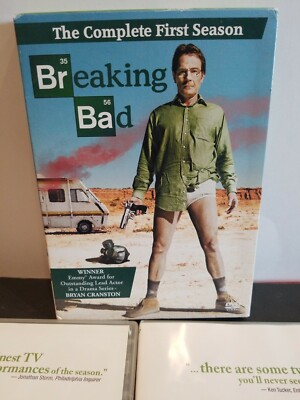 BREAKING BAD THE COMPLETE FIRST SEASON DVD BOX SET 3 DISC SET