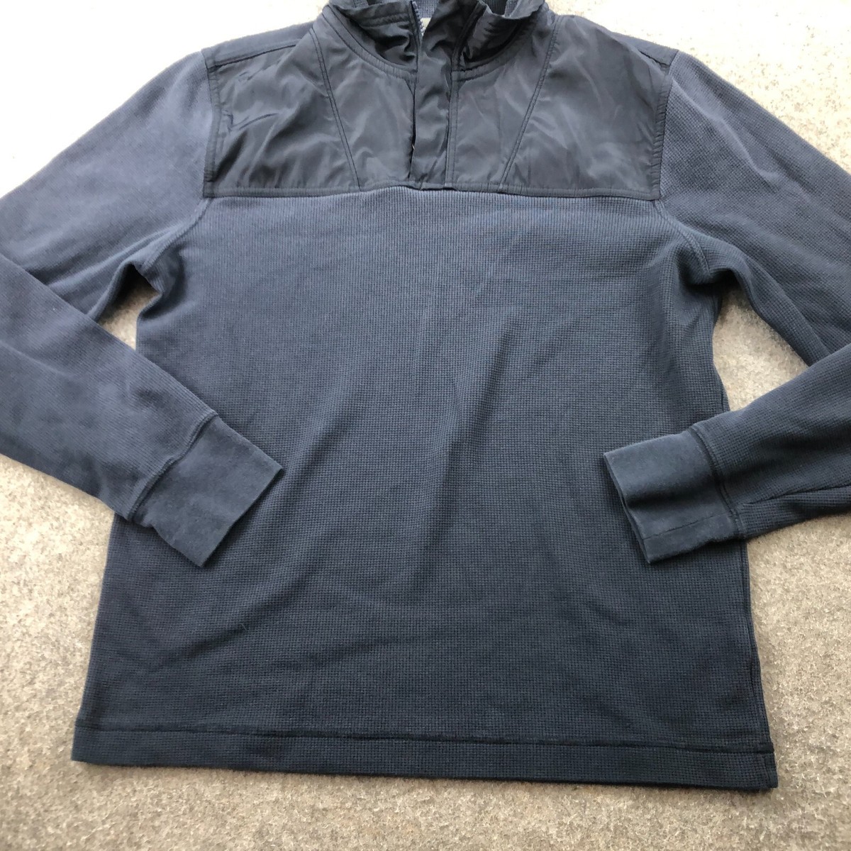 Co様 Banana Republic Sweater Mens Medium 1/4 Zip Long Sleeve Knit