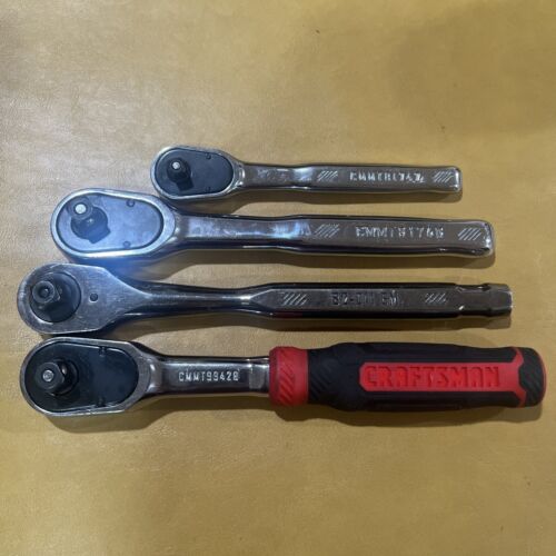 Set Of Craftsman Ratchet Wrenches - CMMT99428, 82-011 GM, CMMT81748, CMMT81747