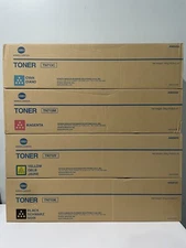 Konica TN713 A9K8130 8230 8330 8430 Toner Cartridges Set KYMC C759 C659 OEM NEW
