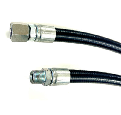 Flexible Hydraulique 1/4'' Avec Raccords 1/2'' - Débit 10L/min, Pour Circuits Hydrauliques Légers