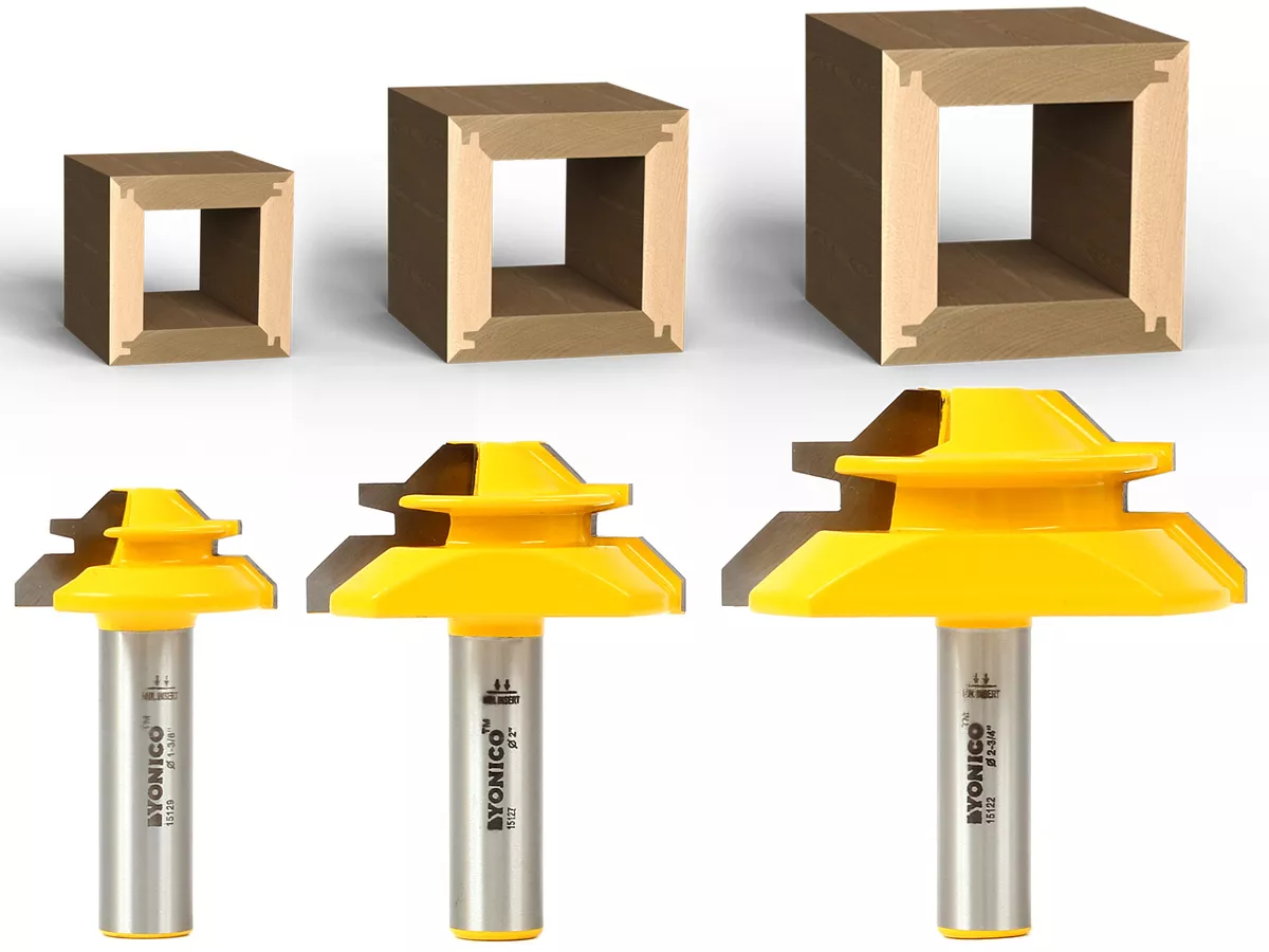 Miter joint sale router bit