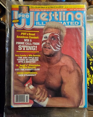 Vintage Pro Wrestling Illustrated Magazine Oct 1988 Sting/Hogan