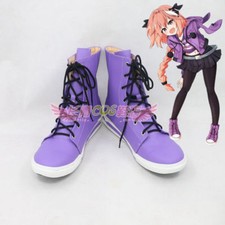 New Anime Fate/Grand Order Astolfo Cosplay Costume Shoes Custom Made q 