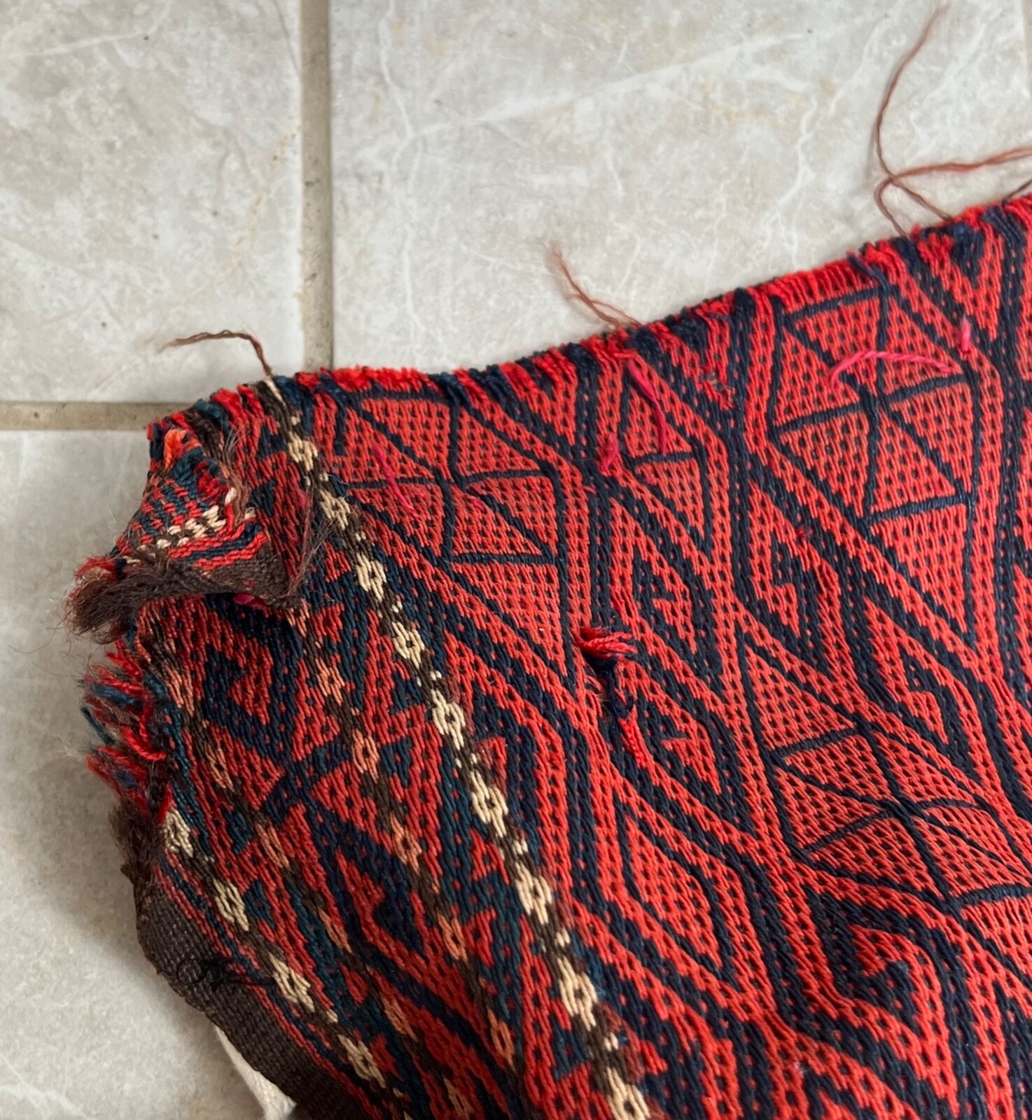 Antique Afghanistan afgan Rug table runner 15" x 42" eBay